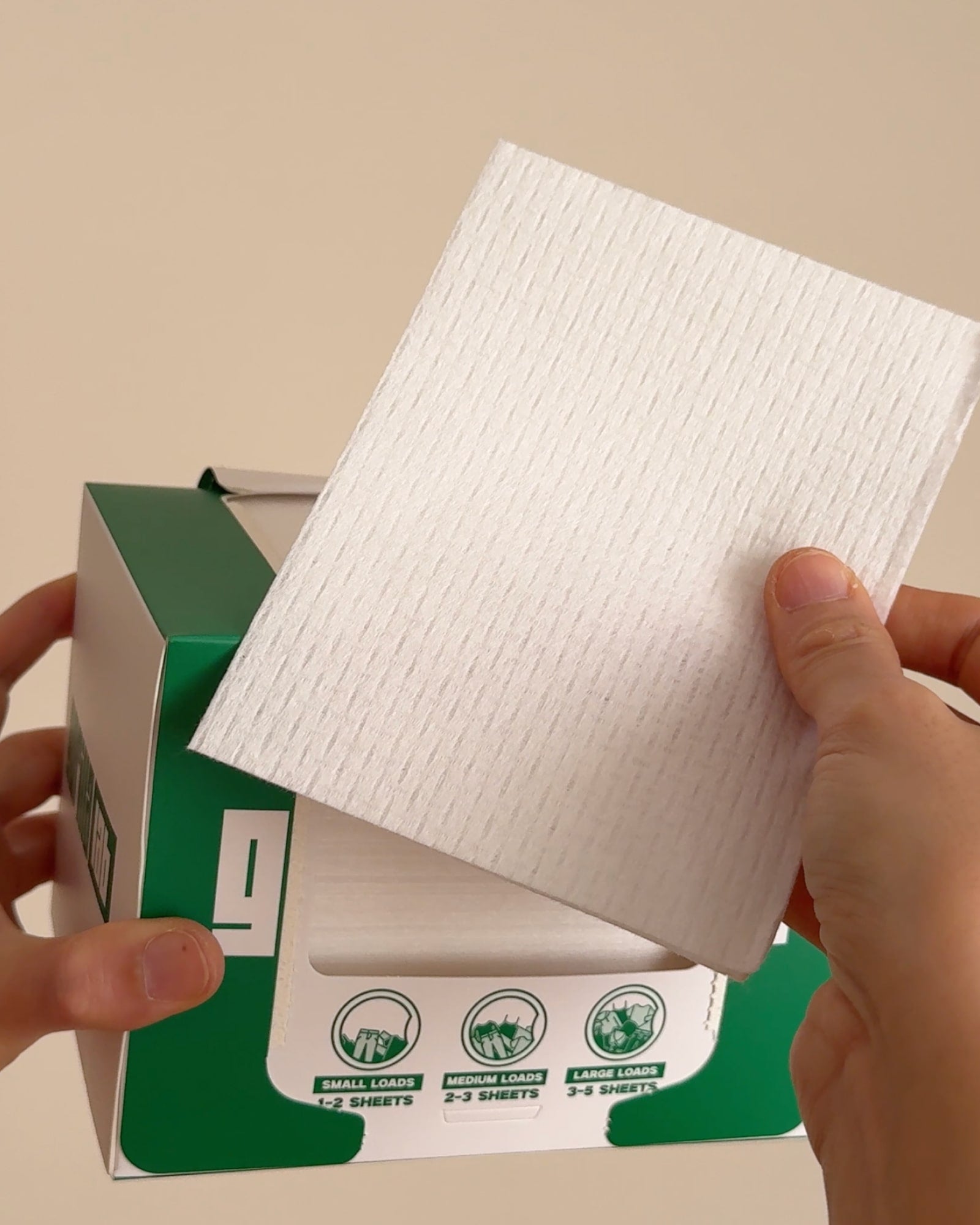 Gorilla Laundry Colour Catcher's thick 80GSM thick sheet for better absorption.