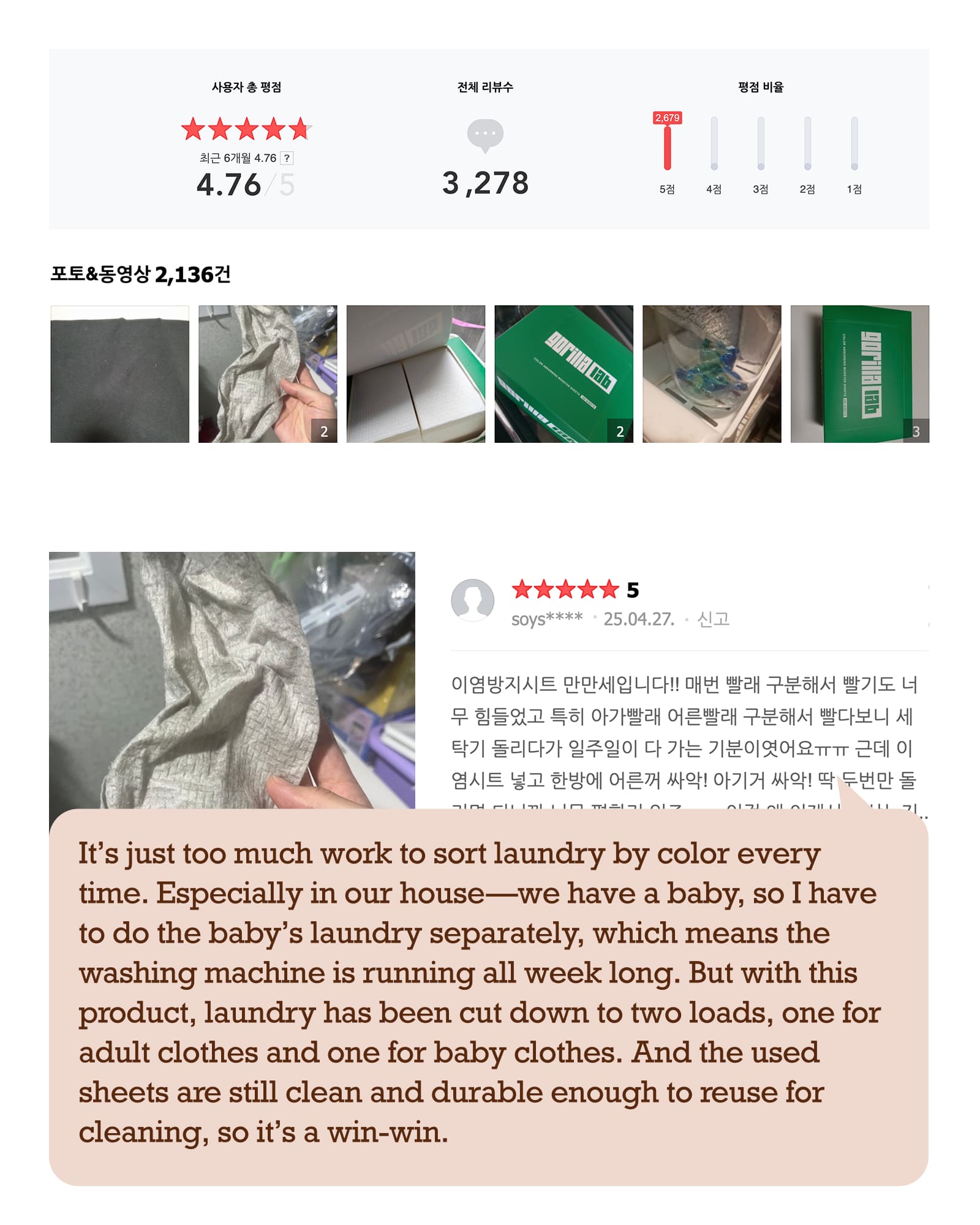 Gorilla Laundry Colour Catcher Sheet 5 out of 5 star review in detail