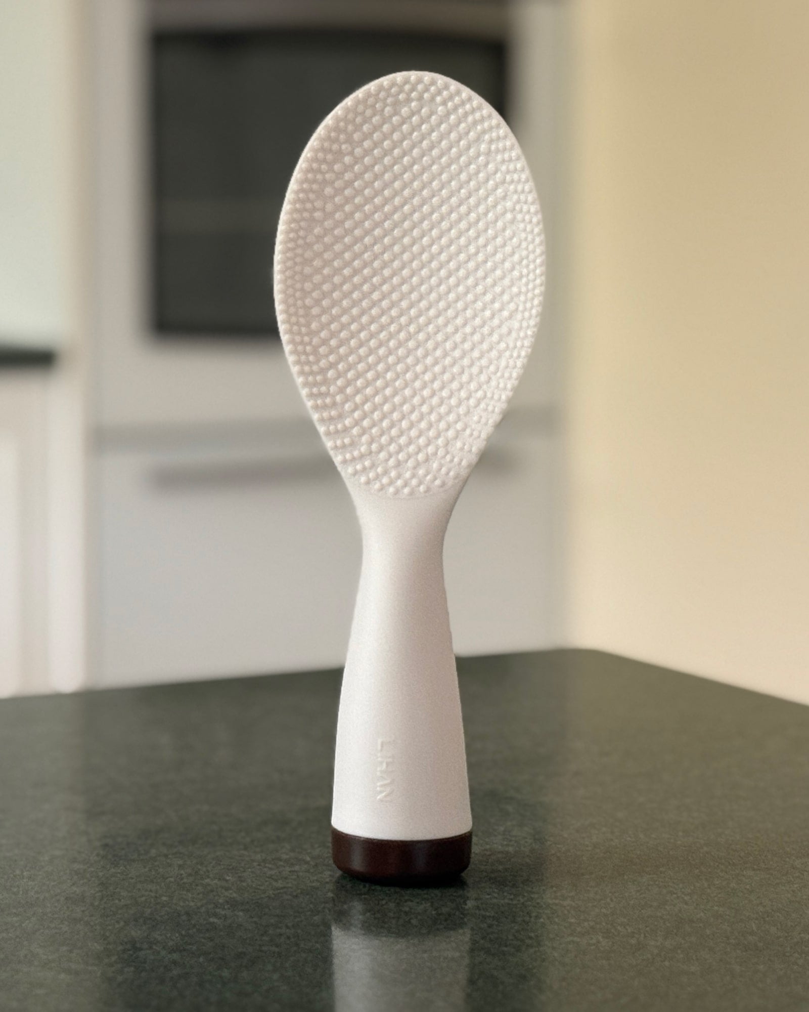 LIHAN self-standing non-stick rice paddle spatula white