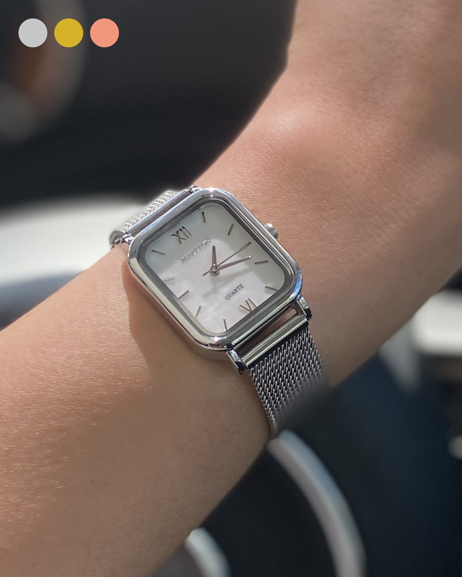 Rumtton Harbor Mesh Metal Women Watch