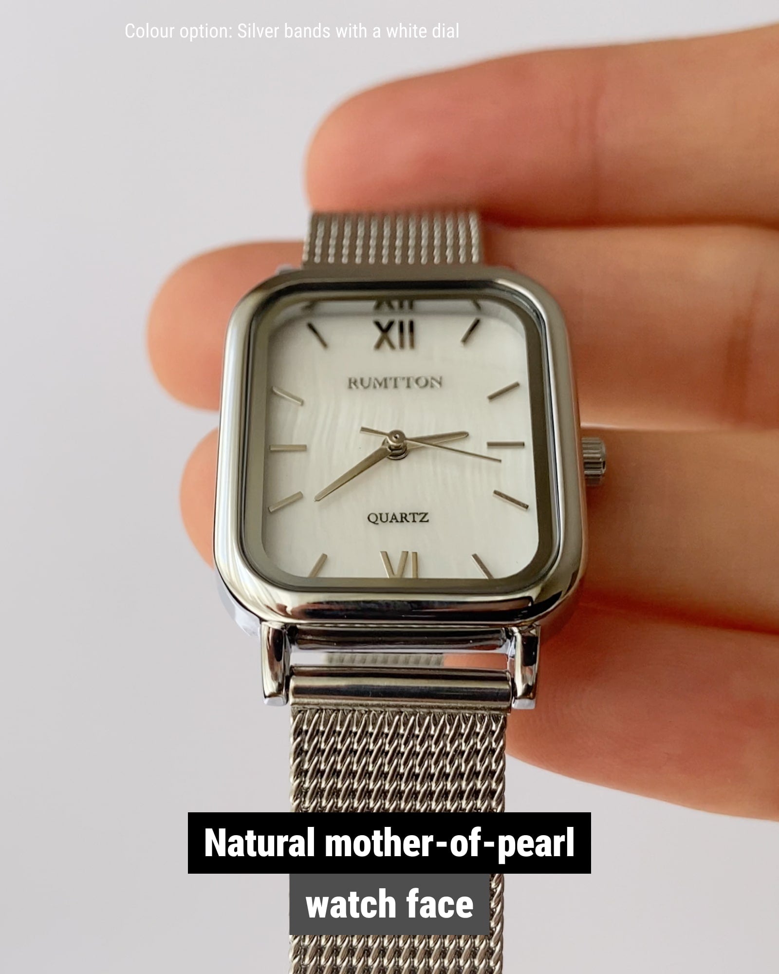 Rumtton Harbor Mesh Metal Women Watch