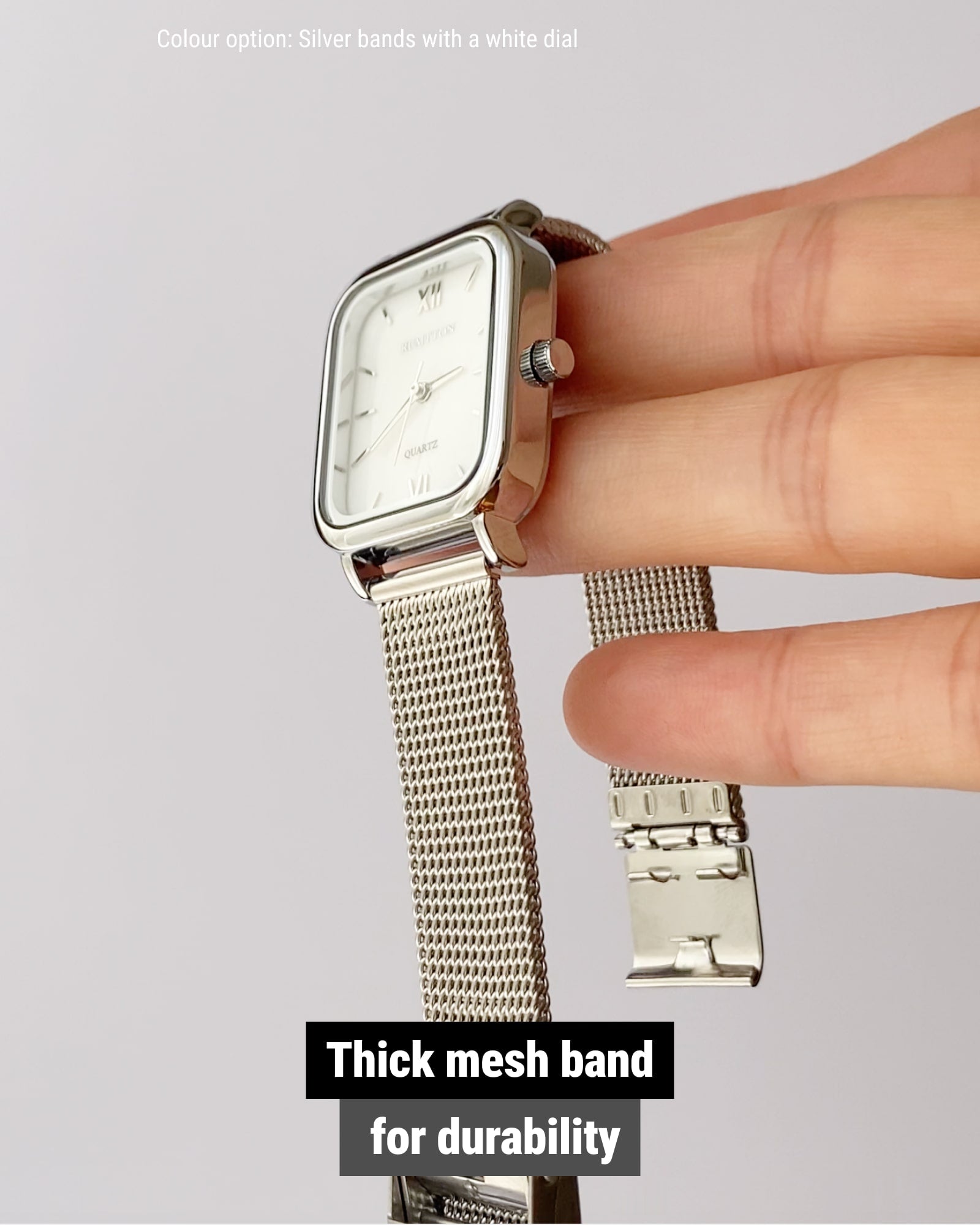 Rumtton Harbor Mesh Metal Women Watch