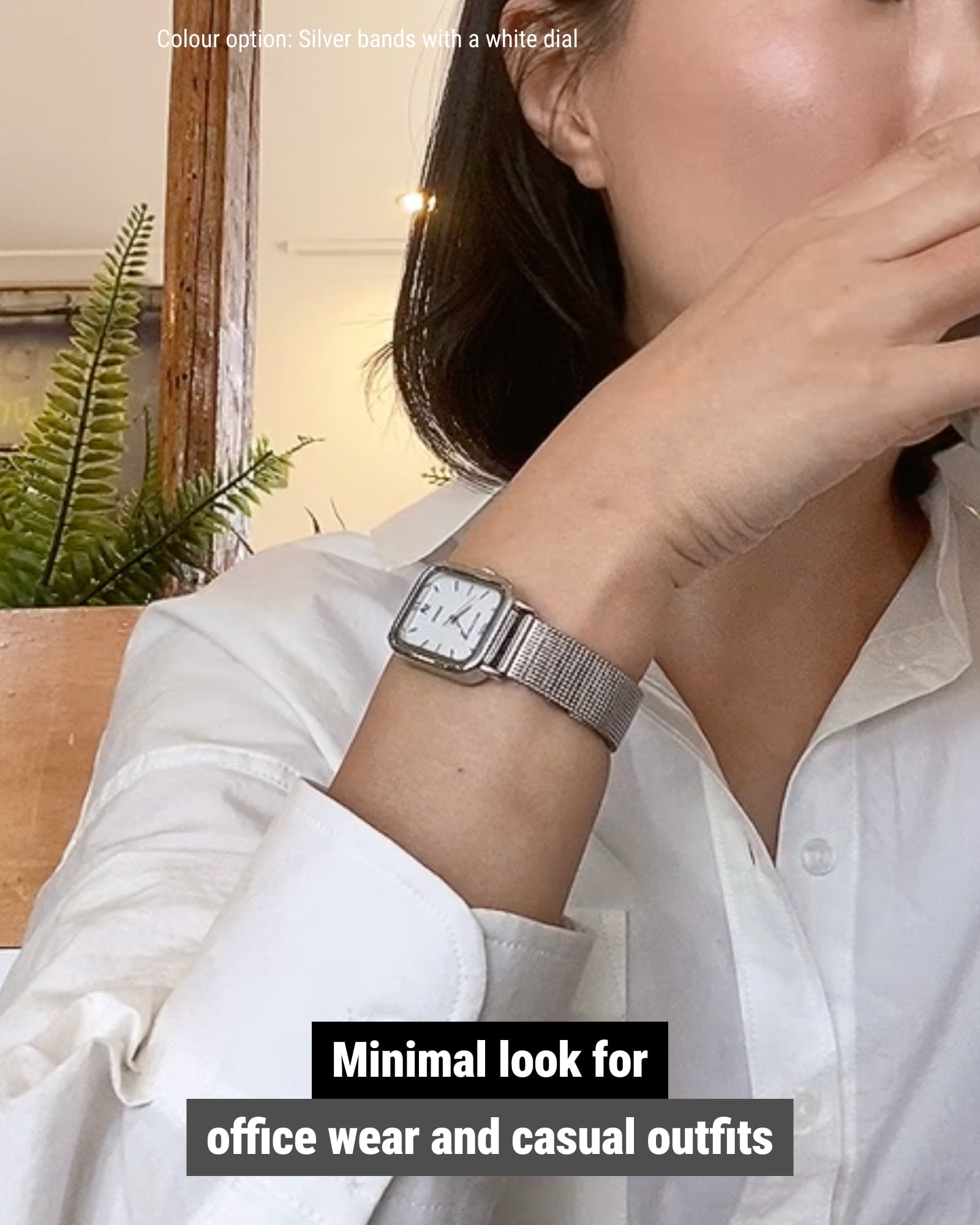 Rumtton Harbor Mesh Metal Women Watch